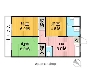 ハイネス福寿【1階】の間取り