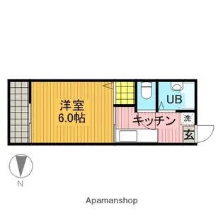 シティハイムカーサ武蔵野【2階】の間取り
