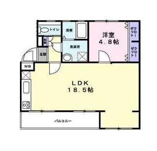 アプリーレ吉祥寺【3階】の間取り