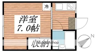 鈴木荘【203号室】の間取り