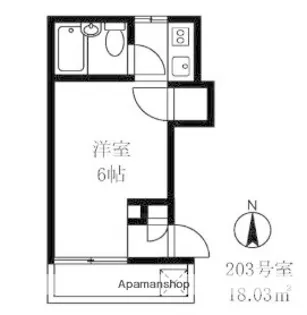 ハイツ藤【2階】の間取り