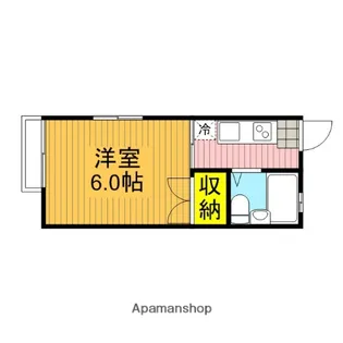 東京都国分寺市内藤2丁目【アパート】の間取り