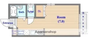 レプラターヌ【1階】の間取り