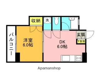 ノーブルヴィサージュ武蔵境【3階】の間取り
