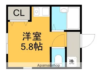 東京都西東京市芝久保町3丁目【アパート】の間取り