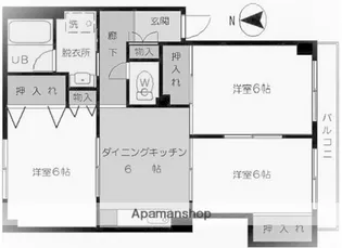 コーポハイブリッジ【1階】の間取り
