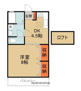 プロスペリテ栄【1階】の間取り