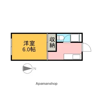 ユウアパルトマン【2階】の間取り