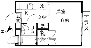 リヴェール高井戸【1階】の間取り