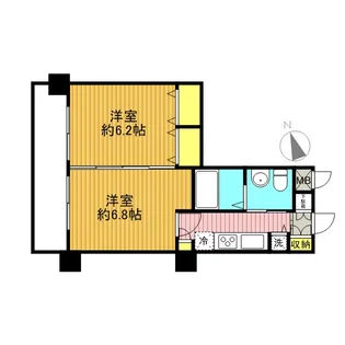 フェニックス吉祥寺アヴァンティーク【2階】の間取り