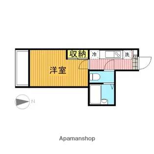 CITY SPIRE東小金井【3階】の間取り