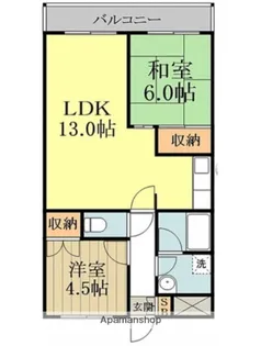ベルメゾン欅【2階】の間取り