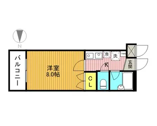 ティーザ武蔵野【1階】の間取り