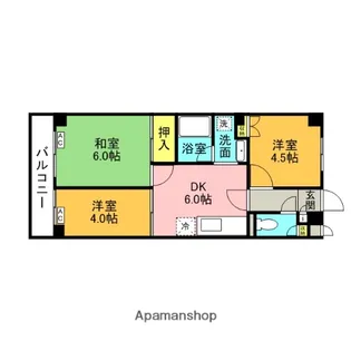 東京都練馬区関町北5丁目【マンション】の間取り