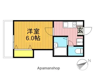 東京都武蔵野市関前2丁目【アパート】の間取り