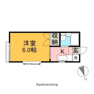 プチメゾン北条【2階】の間取り