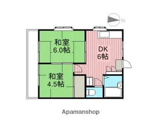 レイクサイド善福寺【2階】の間取り