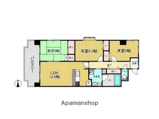 ライフステージ武蔵野【1階】の間取り