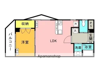 パレスジョージタウン【3階】の間取り