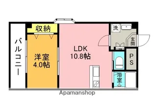 パレスジョージタウン【3階】の間取り