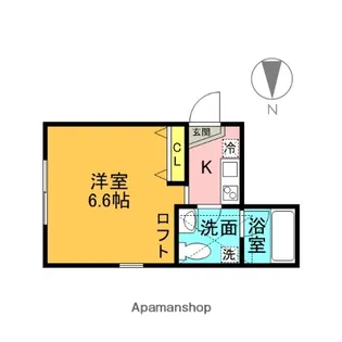サニーハイツJR【2階】の間取り