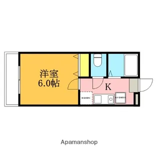 東京都小金井市貫井北町3丁目【アパート】の間取り