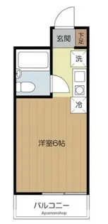 あしのはうす永福【206号室】の間取り