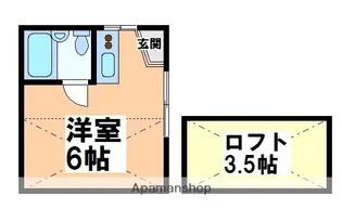 小倉ハイツ【2階】の間取り