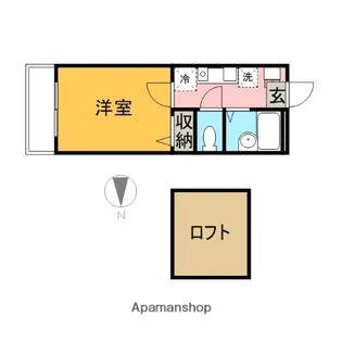 スプリングハウス【1階】の間取り