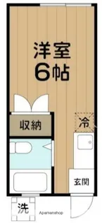 ヒラマツハイツ【2階】の間取り
