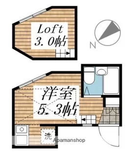 フルーレ高円寺【105号室】の間取り