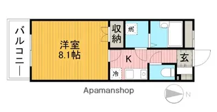 ハイツけやき六番館【2階】の間取り