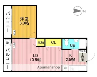 都ビルディング【3階】の間取り