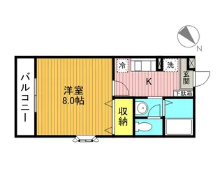 フォルトゥーナ【1階】の間取り