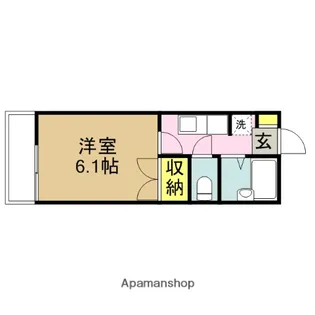 アルベール武蔵境【1階】の間取り