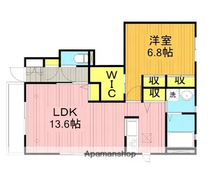 カナール【1階】の間取り