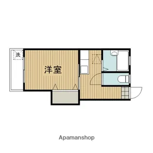 豊園コーポ【105号室】の間取り