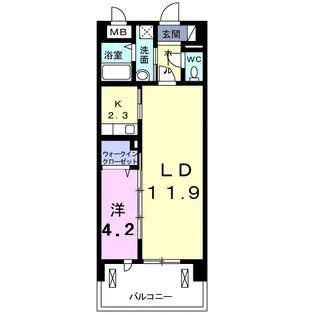 エテルノ アイ【6階】の間取り