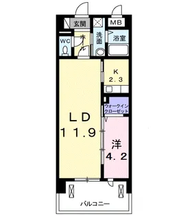 エテルノ アイ【5階】の間取り