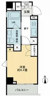 ベルファース奥沢【2階】の間取り