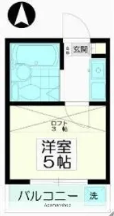 ホワイトハウス尾山台【1階】の間取り