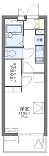 レオパレスレインボーステイツ【3階】の間取り