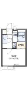 レオパレス羽根木【1階】の間取り