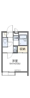 レオパレス羽根木【1階】の間取り