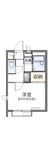 レオパレス羽根木【2階】の間取り