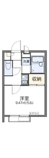 レオパレス羽根木【1階】の間取り