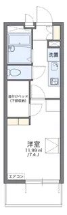 レオパレスボナール S Y【2階】の間取り