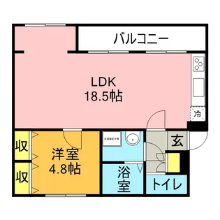 アプリーレ吉祥寺【4階】の間取り