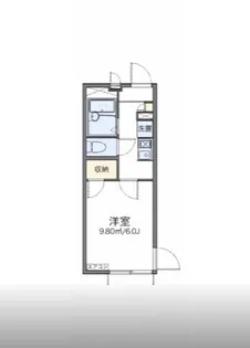 レオパレスなでしこ【2階】の間取り