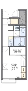 レオパレスリッチM【1階】の間取り